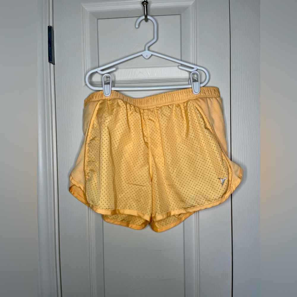 Orange Athletic shorts